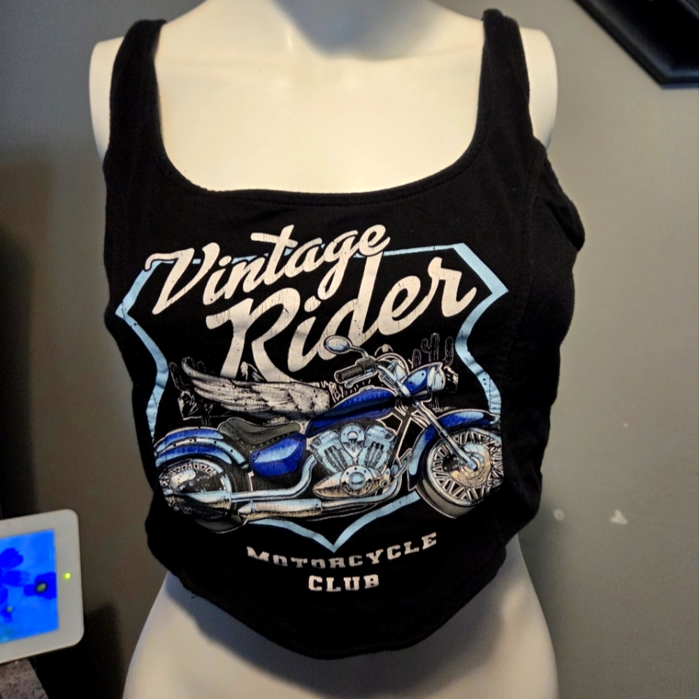 Vintage Rider Motorcycle Club Tank Top  Size Large